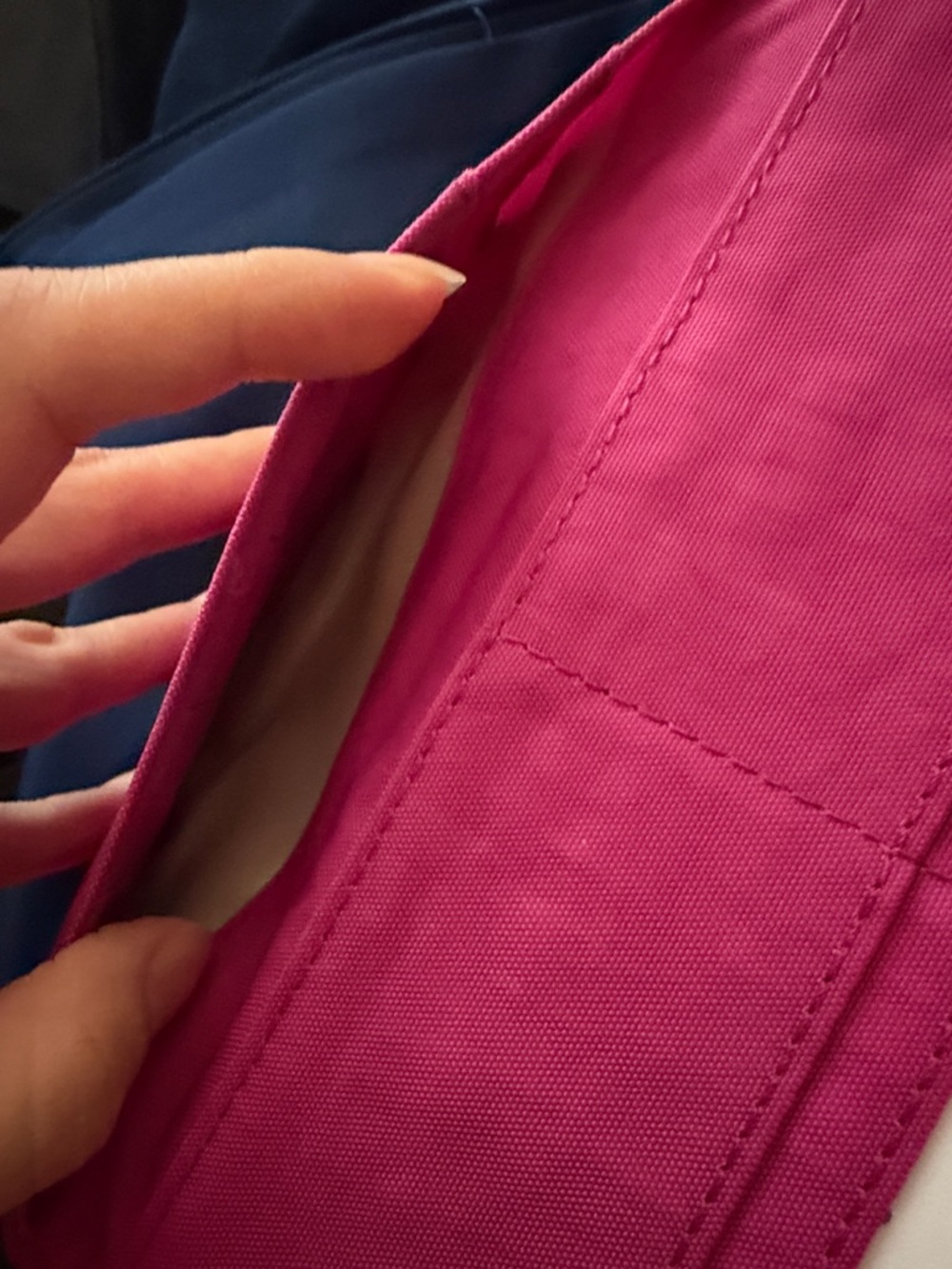 Kipling Hot Pink Canvas Fold Wallet - Picture 9 of 10